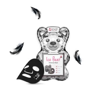 Mặt Nạ Chăm Sóc Lỗ Chân Lông Cung Cấp Dưỡng Chất Và Làm Mát Da Hiệu Quả Snp Ice Bear Charcoal Mask 33Ml