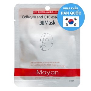 Mặt nạ 3D Collagen Q10 Mayan ngăn ngừa lão hóa da 25ml