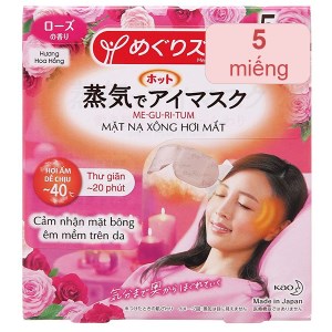 Mặt nạ xông hơi mắt hoa hồng Megrhythm 5 miếng