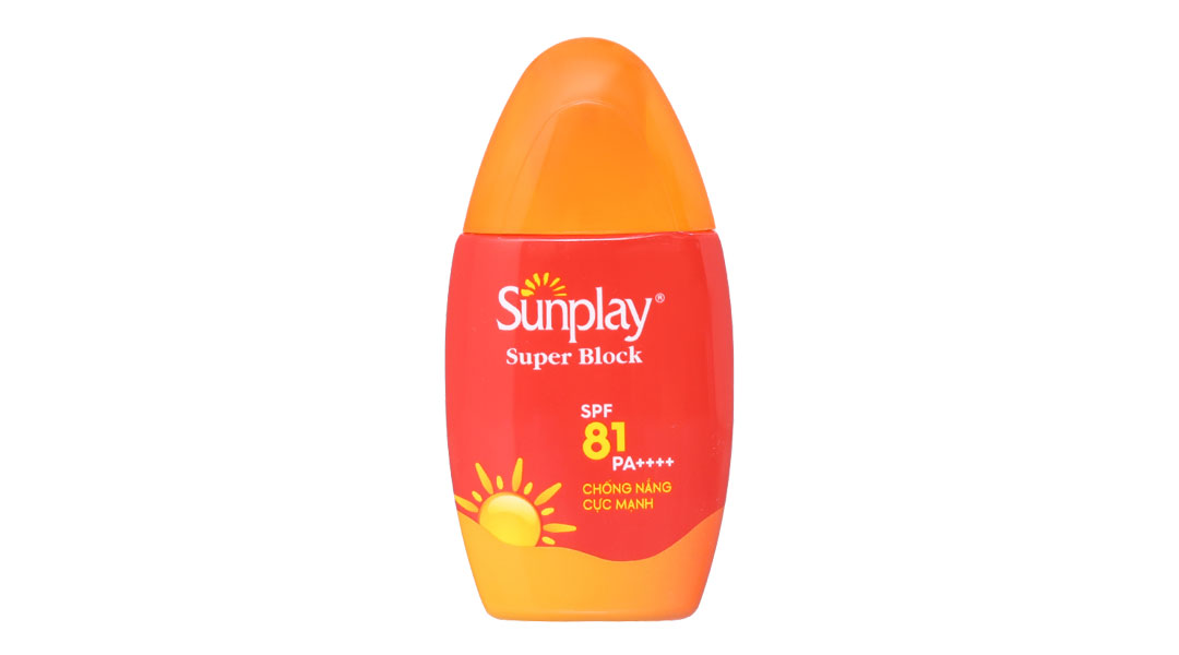 Sữa chống nắng Sunplay Super Block SPF 81/PA++++ ngăn đen sạm