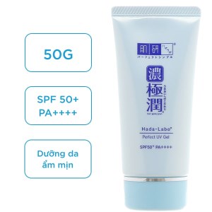 Kem chống nắng dưỡng ẩm Hada Labo Koi-Gokujyun Perfect UV Gel SPF 50+/PA++++ 50g