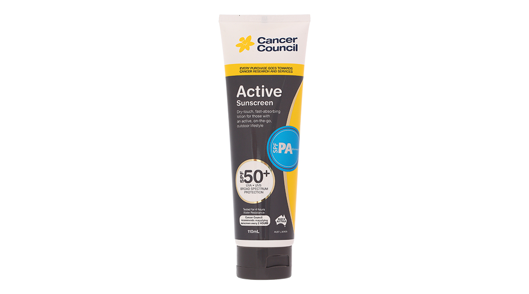 Kem chống nắng Cancer Council Active Sunscreen SPF50+ giúp bảo vệ da