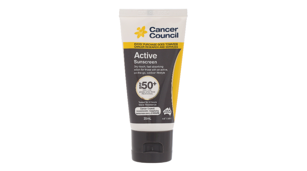 Kem chống nắng Cancer Council Active Sunscreen SPF50+ giúp bảo vệ da