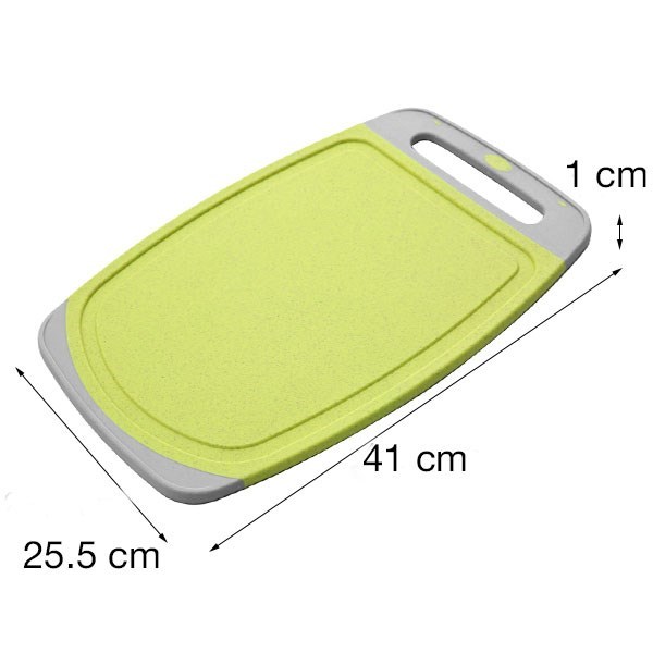 Thớt đa năng lúa mạch oval 41 x 25.5 cm Delites LD-CB001A