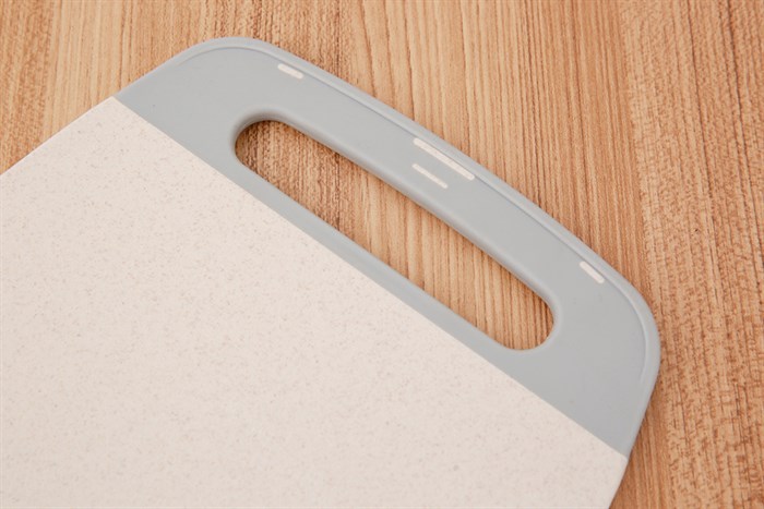 Thớt đa năng lúa mạch oval 35 x 22 cm Delites LD-CB001B Màu Trắng - Xám