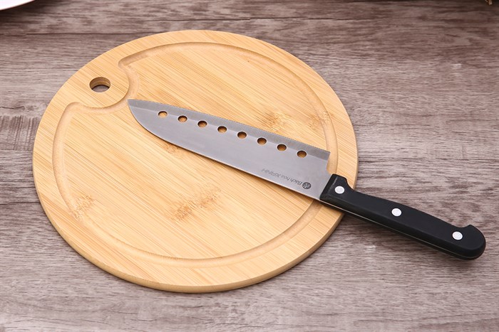 Thớt tre thái tròn 25 cm Delites SC2006-NHAT