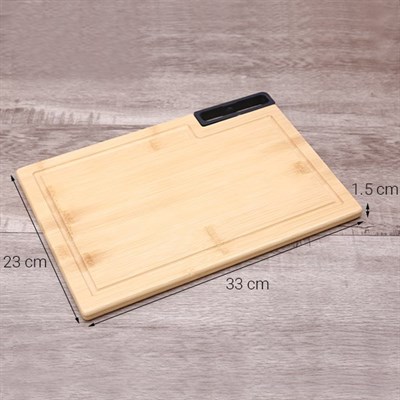 Thớt tre thái chữ nhật 33 x 23 cm Delites ZB4015-NHAT