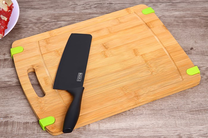 Thớt thái tre chữ nhật 38 x 28 cm La Fonte 180572 Màu Nâu