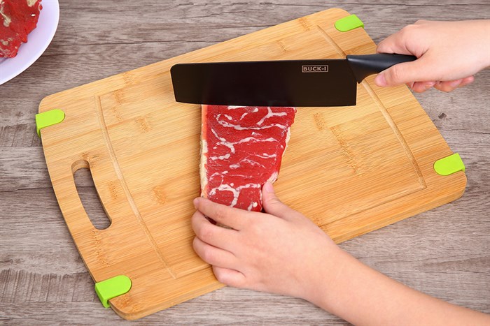 Thớt thái tre chữ nhật 38 x 28 cm La Fonte 180572 Màu Nâu