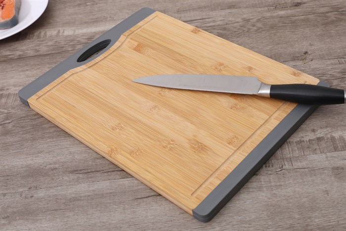 Thớt tre thái chữ nhật 40 x 30 cm La Fonte 180558 Màu Nâu nhạt