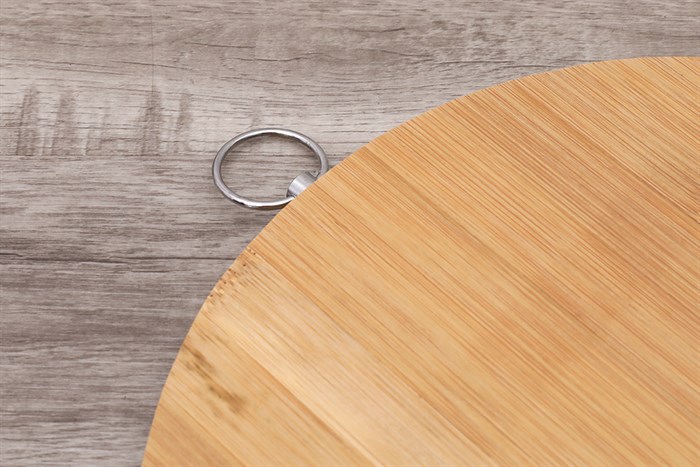 Thớt tre thái tròn 30 cm La Fonte 180626 Màu Nâu nhạt