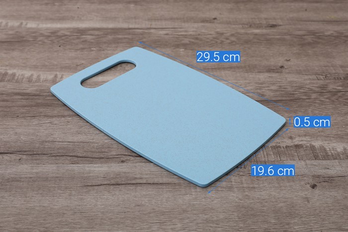 Bộ 3 thớt rơm lúa mì thái chữ nhật La Fonte 000945 Màu Nâu nhạt