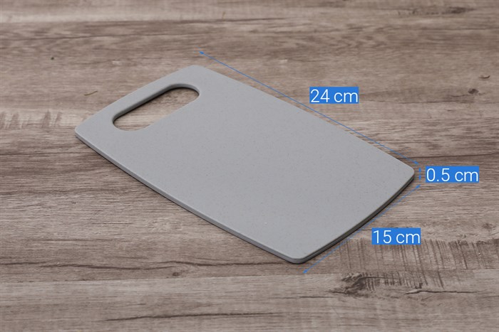 Bộ 3 thớt rơm lúa mì thái chữ nhật La Fonte 000945 Màu Nâu nhạt