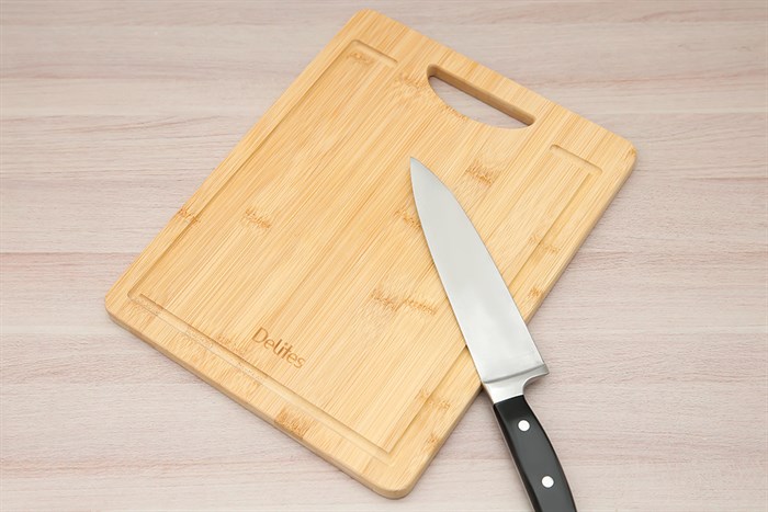 Thớt thái tre chữ nhật 35 x 25 cm Delites 19102502-2 Màu Nâu