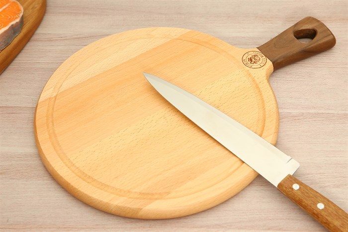 Thớt thái gỗ tròn 37 cm Trường Sơn T370 Màu Nâu