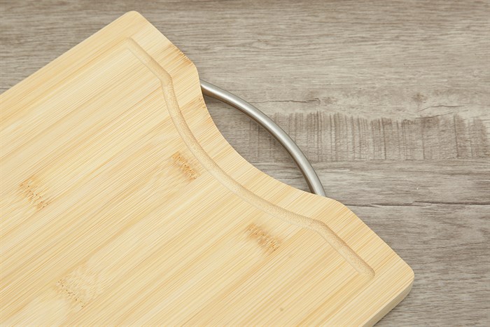 Thớt thái tre chữ nhật 34 x 25 cm Delites BG21013 Màu Nâu