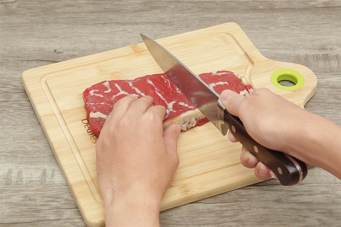 Thớt thái tre chữ nhật 32 x 25 cm Delites BS20022-1 Màu Nâu