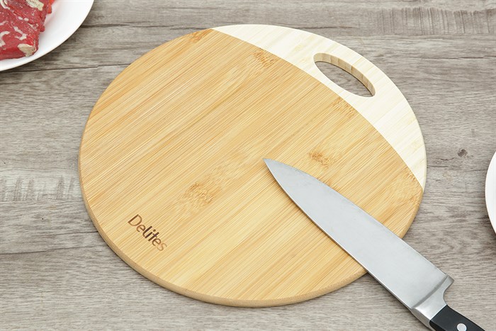 Thớt tre thái tròn 30 cm Delites BG20053