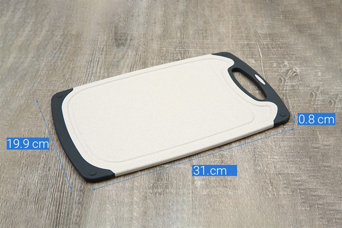 Thớt thái lúa mạch chữ nhật 31 x 19.9 cm Delites CF6521-2 Màu Màu be