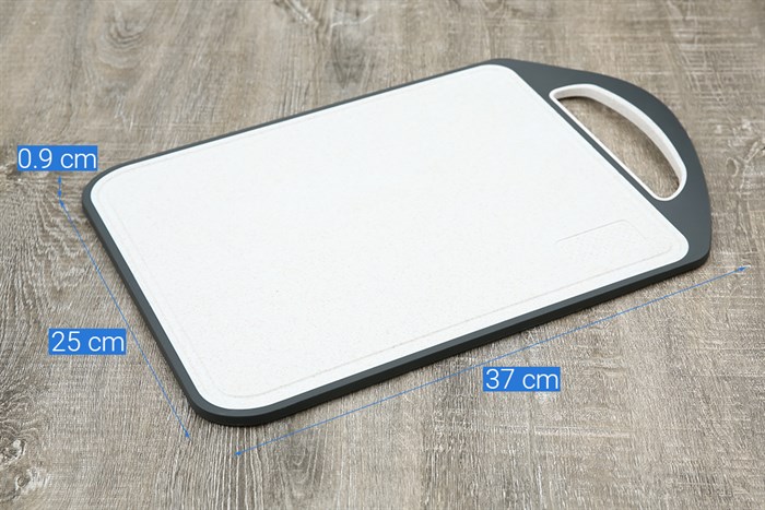 Thớt thái lúa mạch chữ nhật 37 x 25 cm Delites CF7159 Màu Màu be