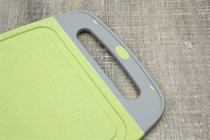 Thớt thái lúa mạch chữ nhật 41 x 25.5 cm Delites CF7160 Màu Xanh - Xám