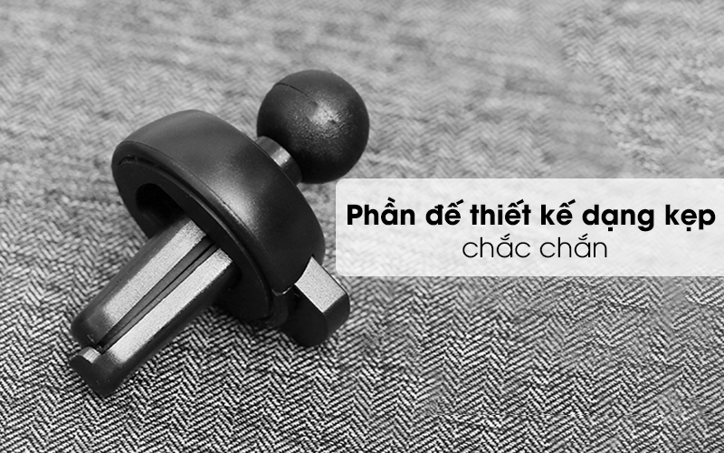 Phần đế thiết kế dạng kẹp chắc chắn - Đế điện thoại trên xe hơi Esaver JHD-212