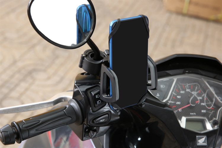 Đế điện thoại trên xe máy eSaver JHD-40HD12 Đen Màu Đen