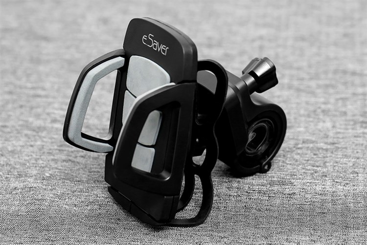 Đế điện thoại trên xe máy eSaver JHD-40HD12 Đen Màu Đen