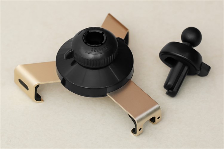 Đế điện thoại xe hơi OSMIA CK-CH10/CK-CH11 Màu Đen - Vàng đồng