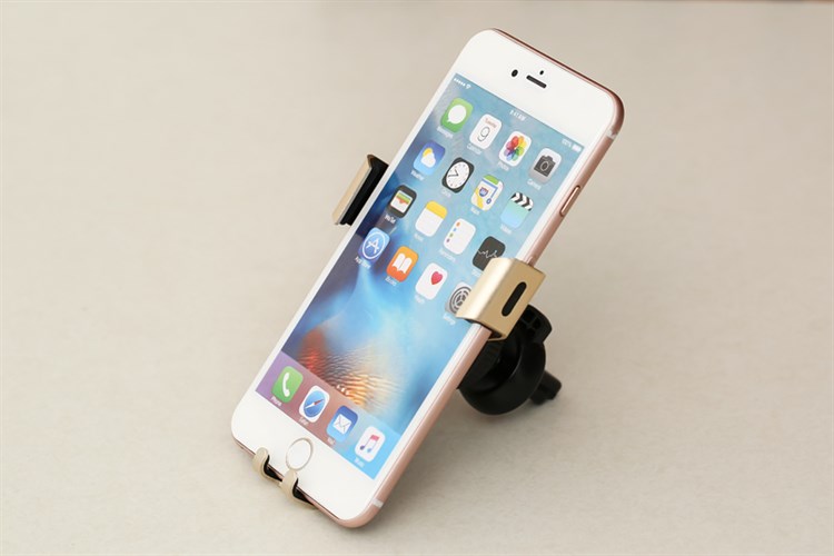 Đế điện thoại xe hơi OSMIA CK-CH10/CK-CH11 Màu Đen - Vàng đồng