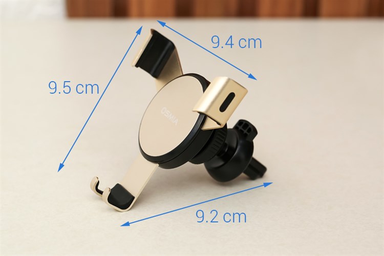 Đế điện thoại xe hơi OSMIA CK-CH10/CK-CH11 Màu Đen - Vàng đồng