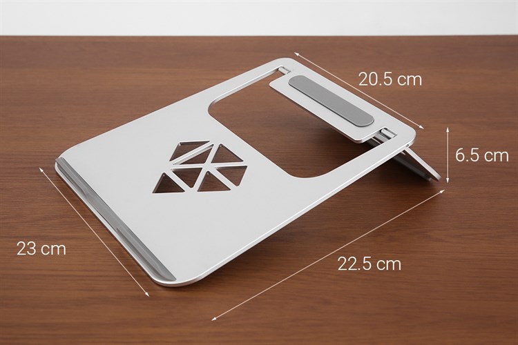 Đế Laptop JCPAL JCP6110 Nhôm Bạc Màu Bạc