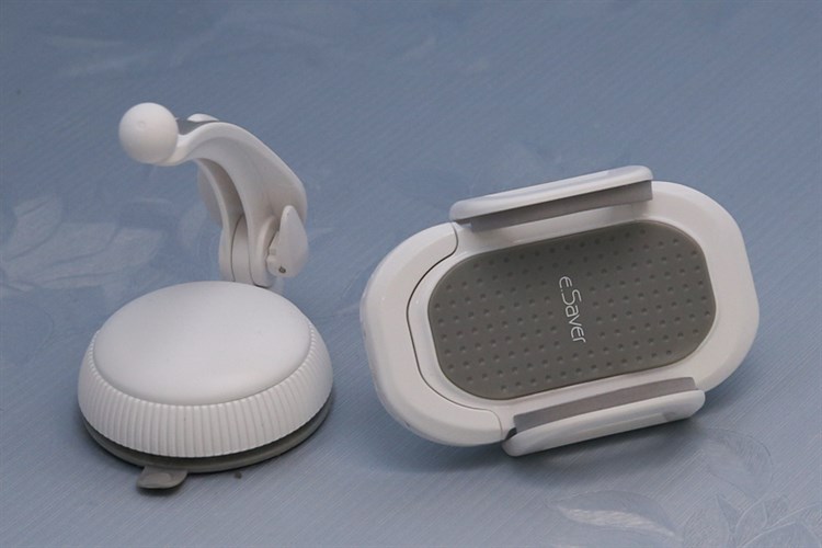 Đế điện thoại xe hơi eSaver JHD-16HD79 Màu Trắng - Xám