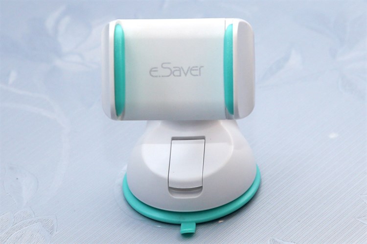 Đế điện thoại xe hơi eSaver JHD-49HD66 Màu Trắng - Xanh lá