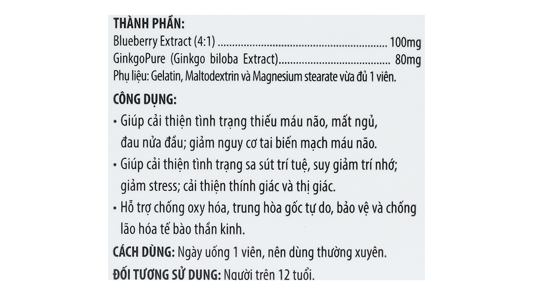 Otiv cải thiện tình trạng thiếu máu não, mất ngủ