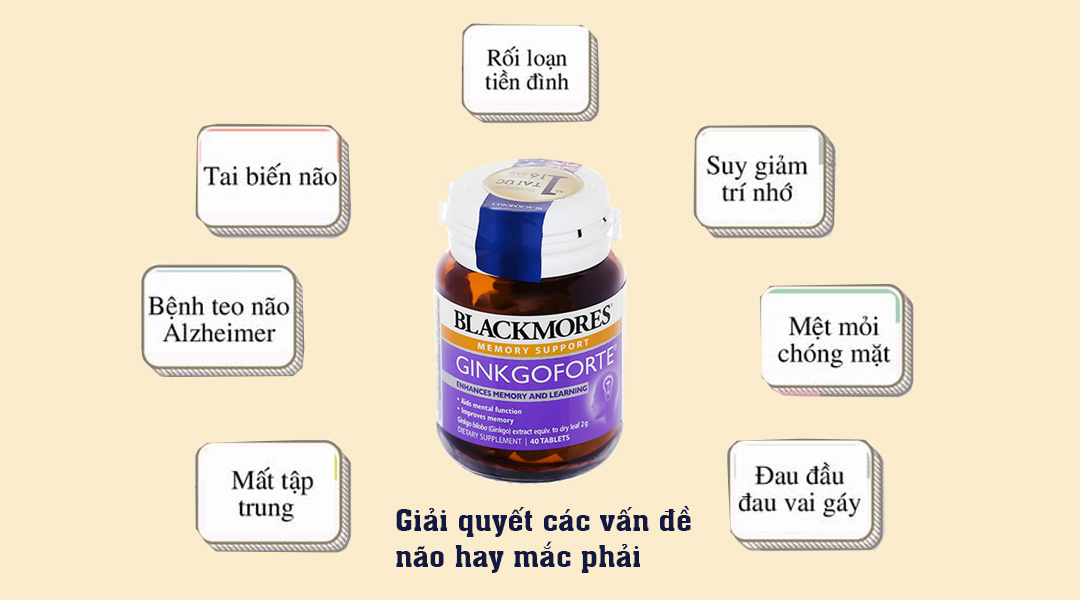 Ginkgo Biloba cũng có thể giúp giảm các triệu chứng liên quan đến bệnh Alzheimer và bệnh Parkinson. 