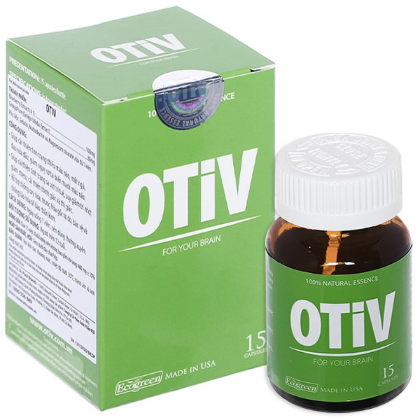 Otiv cải thiện tình trạng thiếu máu não, mất ngủ