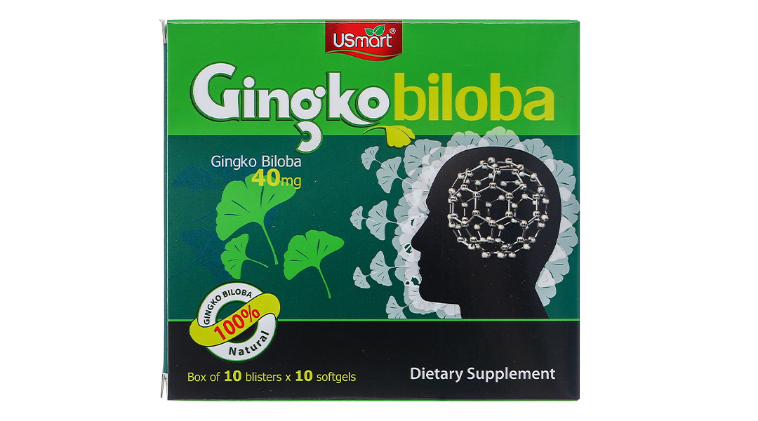 USmart Gingko biloba lưu thông máu, cải thiện trí nhớ