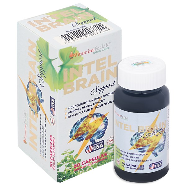 Intel Brain Support giúp hoạt huyết, tăng tuần hoàn máu não