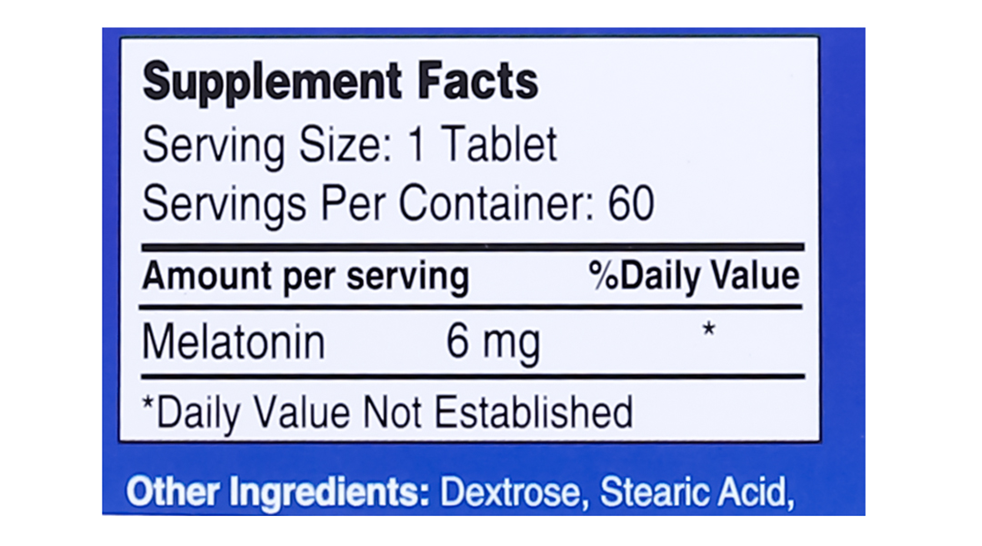 Melatonin 6mg cải thiện tình trạng mất ngủ