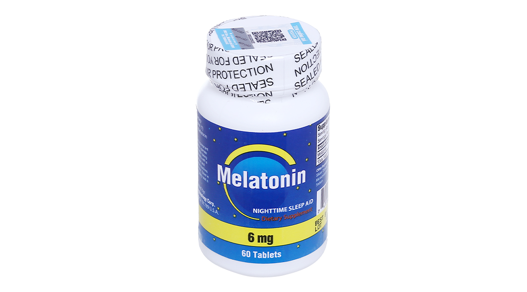 Melatonin 6mg cải thiện tình trạng mất ngủ