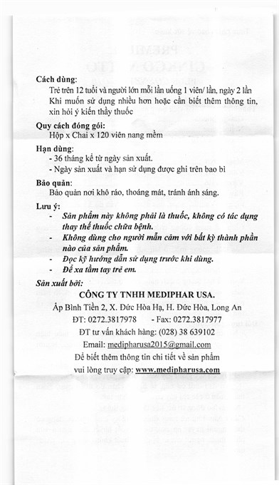 Premium Ginkgo Natto Plus Coenzyme Q10 tăng tuần hoàn não