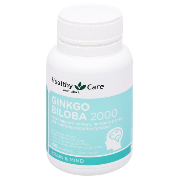 Healthy Care Ginkgo Biloba 2000 hộp 100 viên