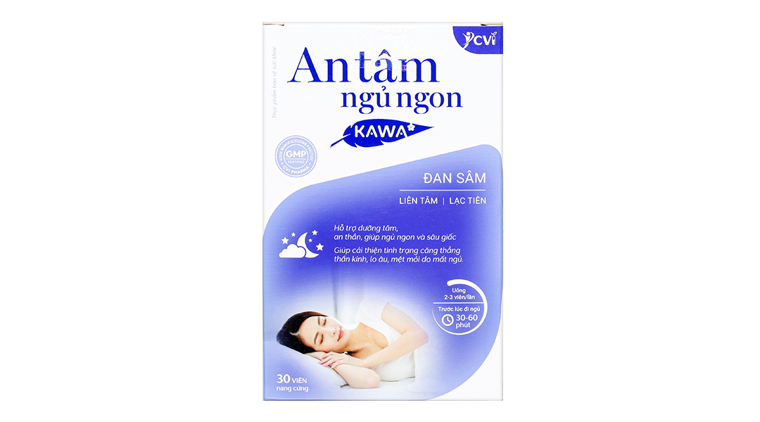An tâm ngủ ngon Kawa hỗ trợ an thần