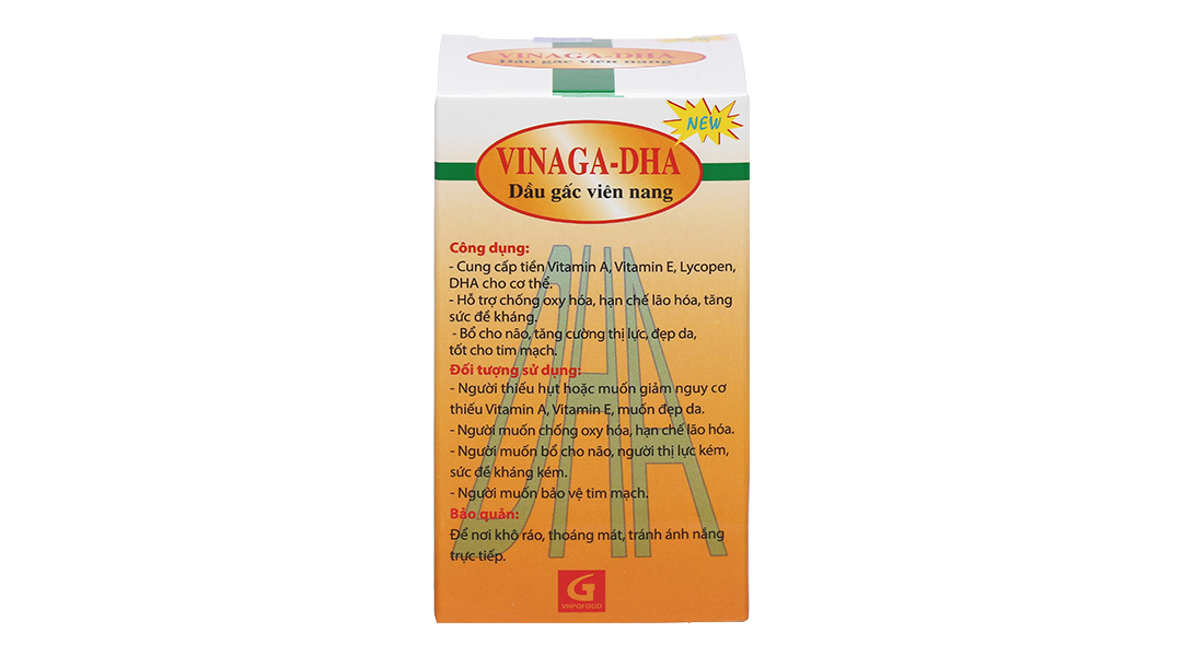 Dầu gấc Vinaga-DHA chống oxy hóa, tăng cường thị lực