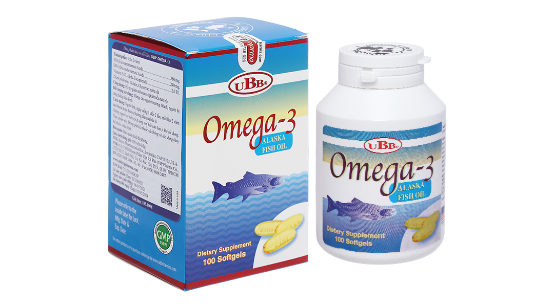 UBB Omega-3 hỗ trợ giảm mỡ máu, phát triển não bộ