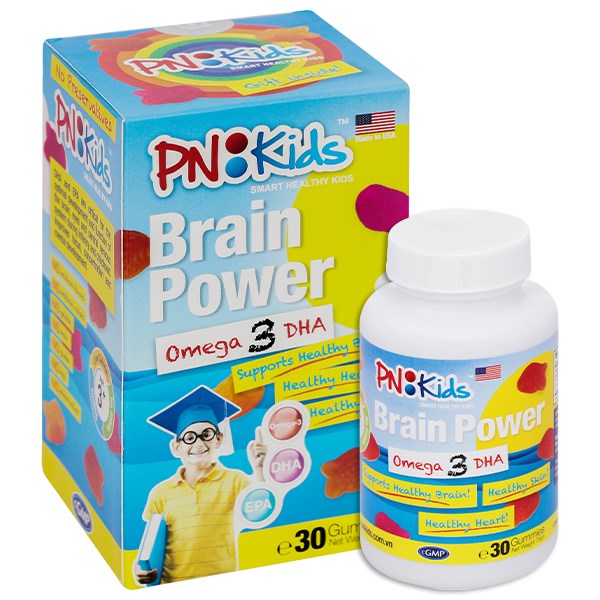 PN Kids Brain Power Omega 3 DHA lọ 30 viên