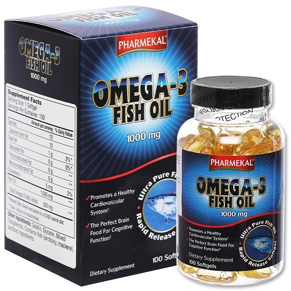 Dầu cá Pharmekal Omega-3 Fish Oil tốt cho tim mạch