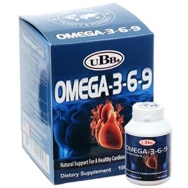 Omega 3,6,9 Ubb chai 100 viên