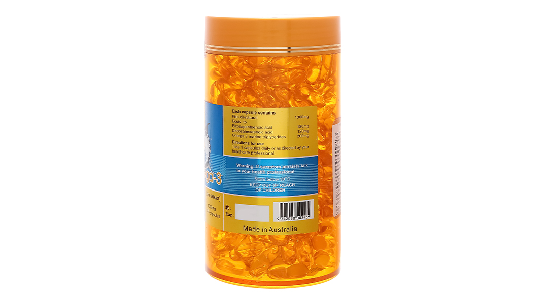 Thực phẩm bảo vệ sức khoẻ: Omega 3 lọ 100 viên - 10